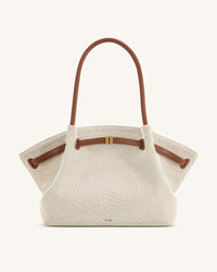 Hana Grand Sac Cabas - Toile Marron
