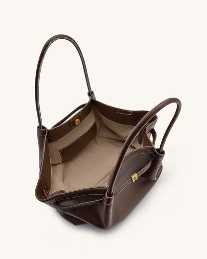 Hana Grand sac fourre-tout - Marron foncé