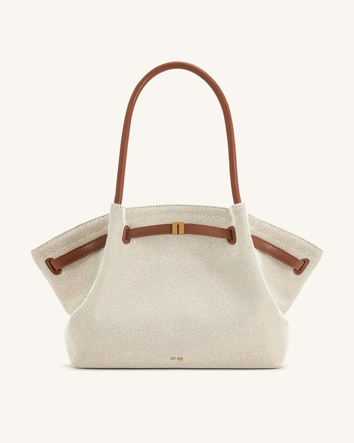 Hana Grand Sac Cabas - Toile Marron